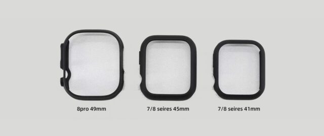 Rozmiar Apple Watch Pro w porównaniu z modelami serii 7/8