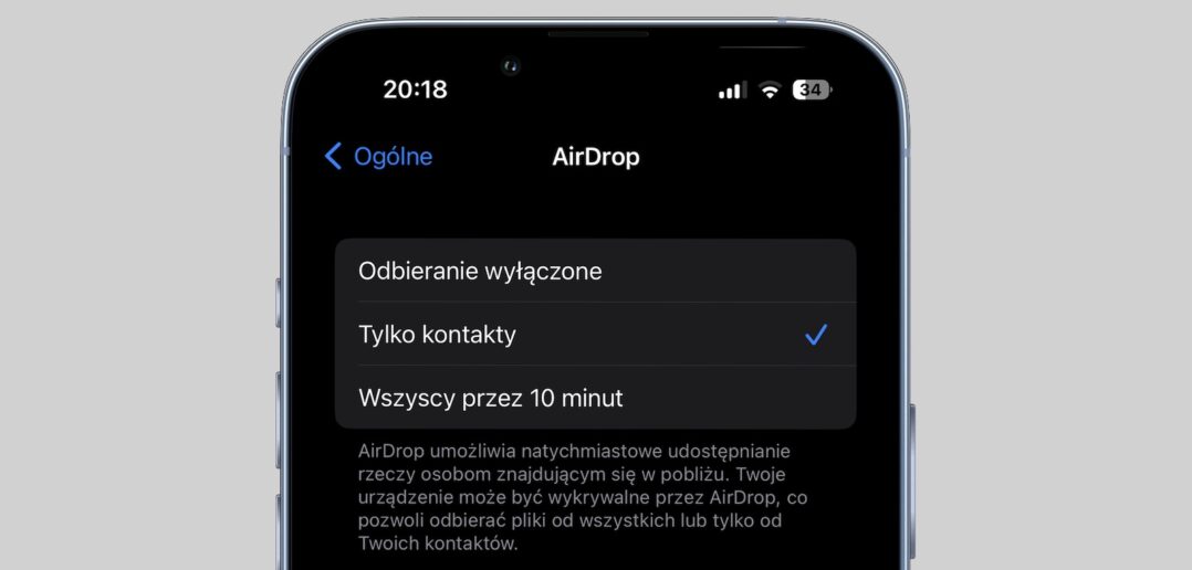 opcje-airdrop-ios16.2