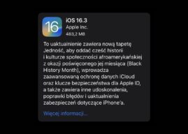 Apple udostępnia publicznie iOS 16.3
