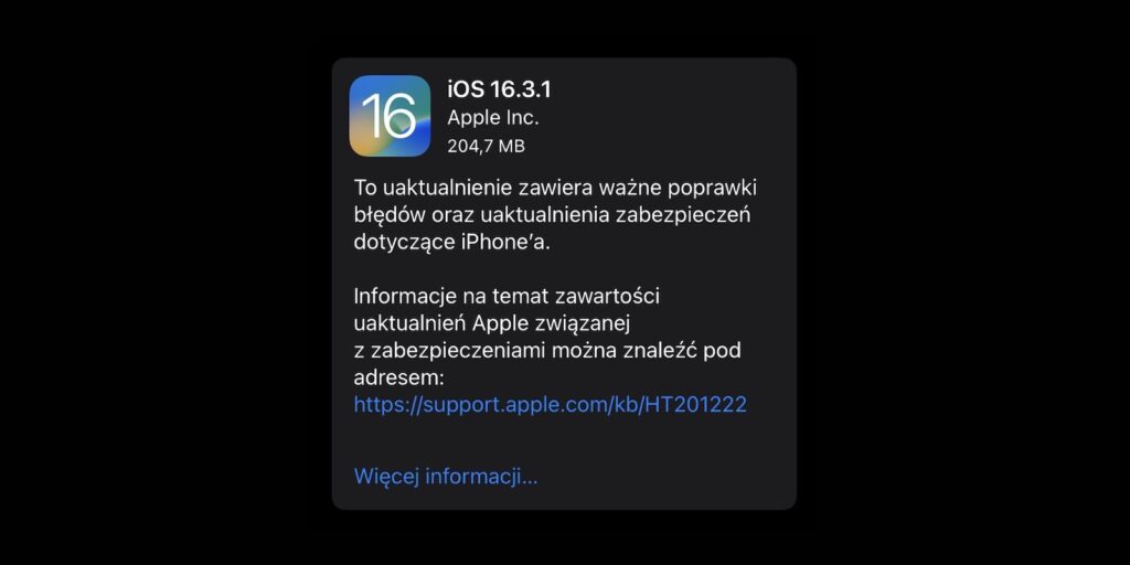 iOS 16.3.1