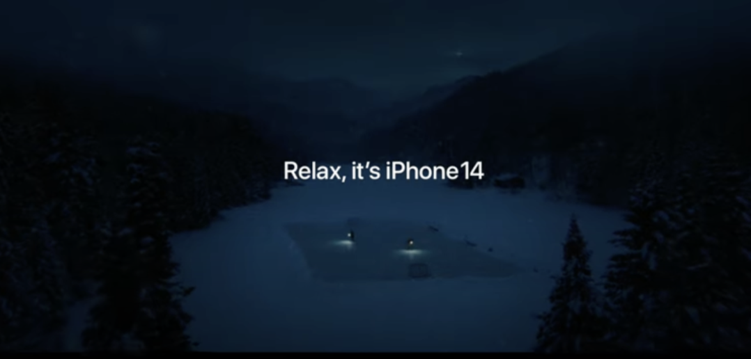 iPhone 14 Plus-reklama