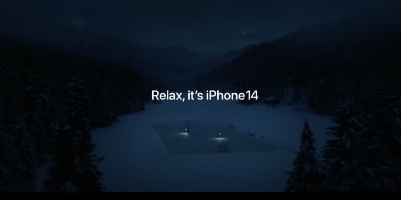 iPhone 14 Plus-reklama