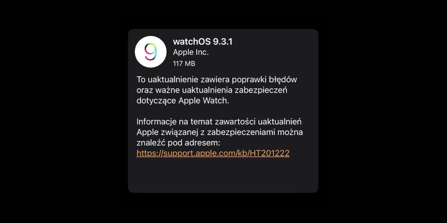 watchOS 9.3.1