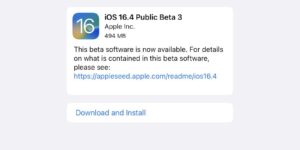 iOS 16.4 beta 3