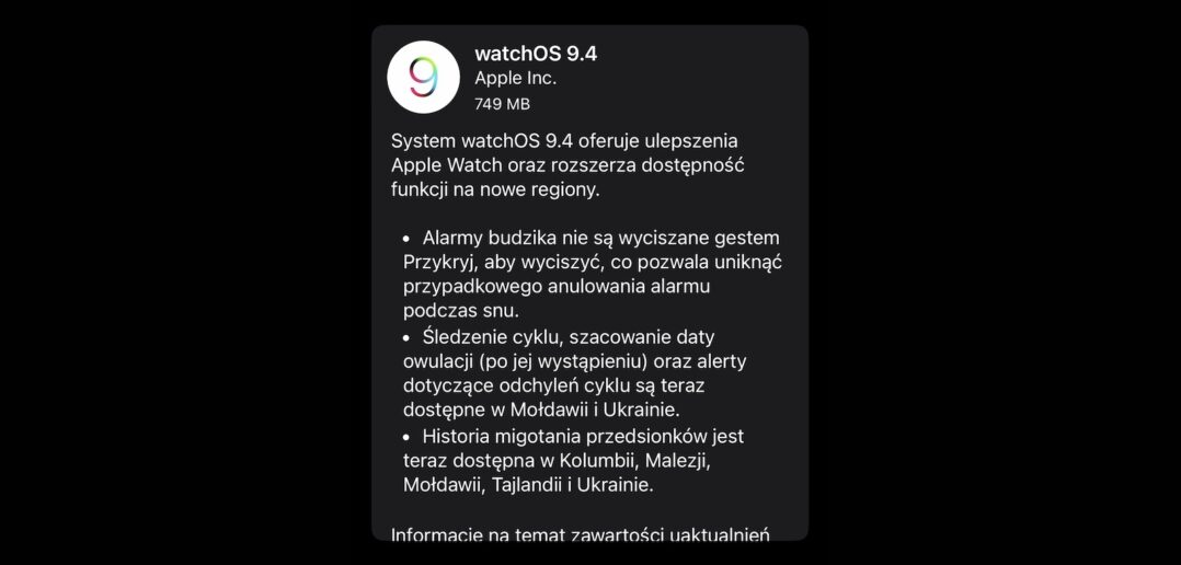 watchOS 9.4