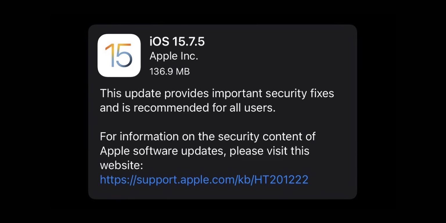 iOS 15.7.5