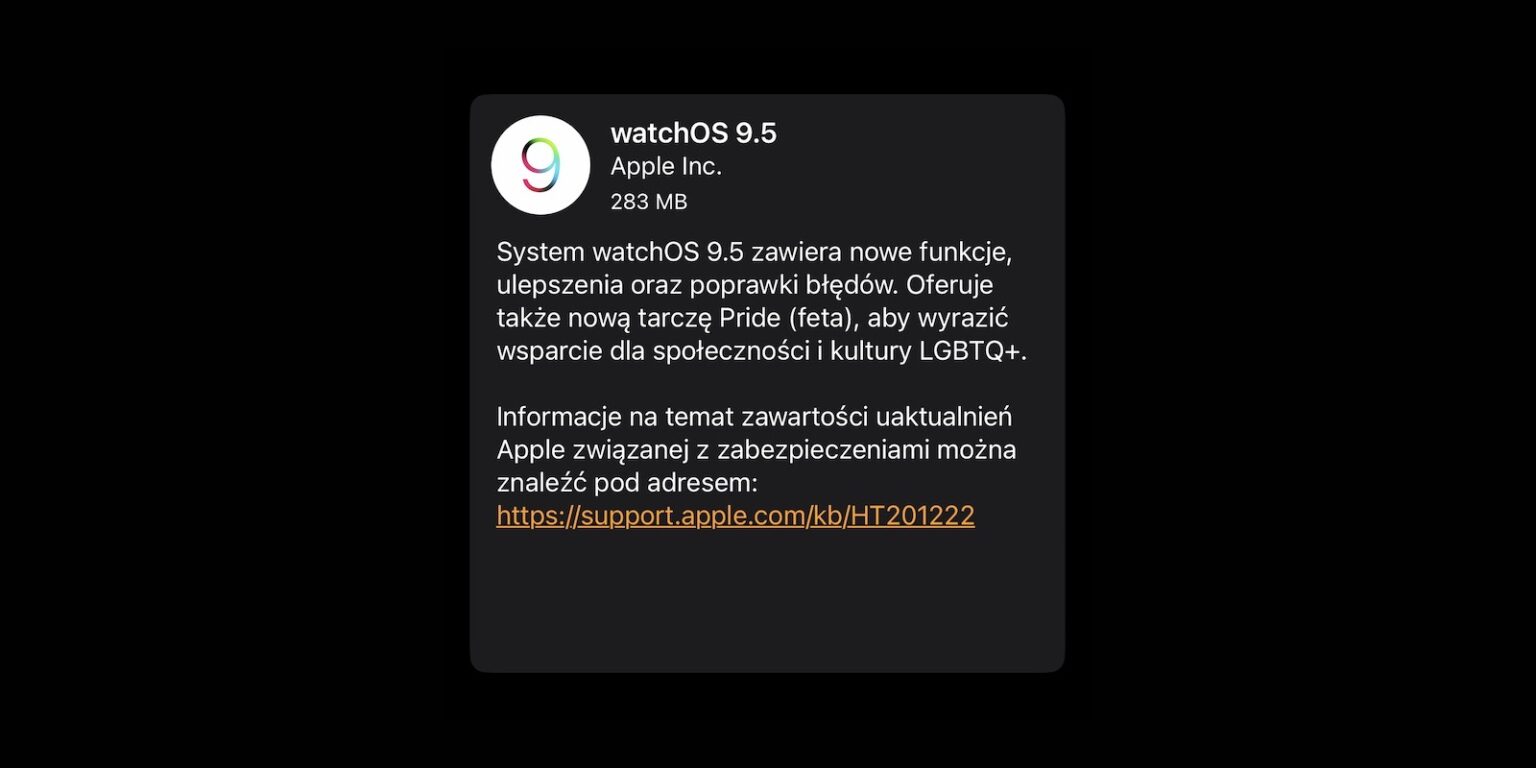 watchOS 9.5