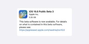 iOS 16.6 beta 3