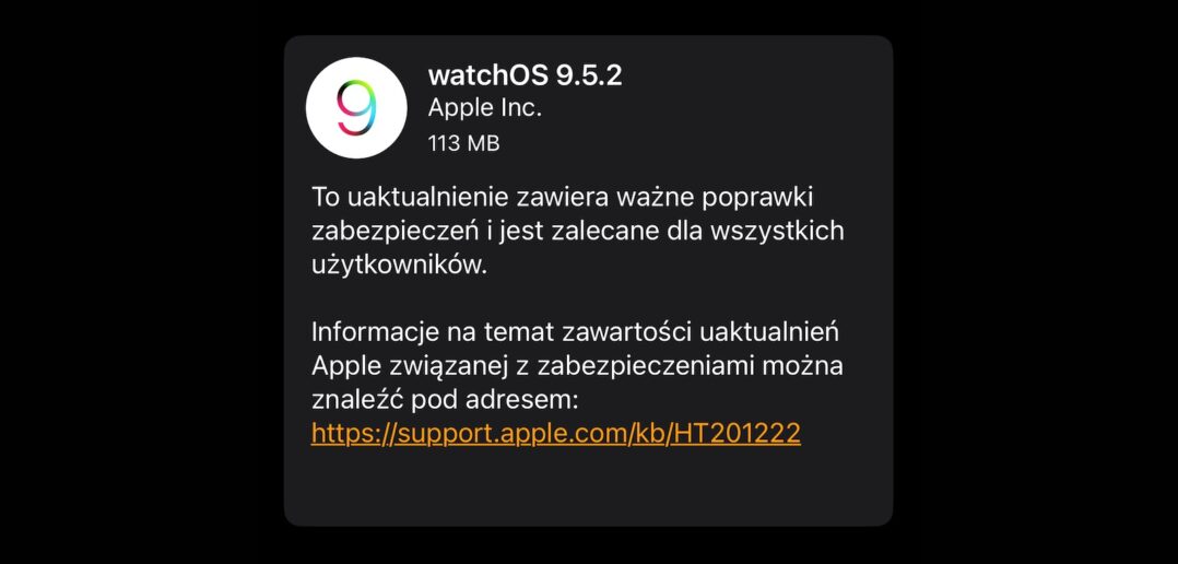 watchOS 9.5.2