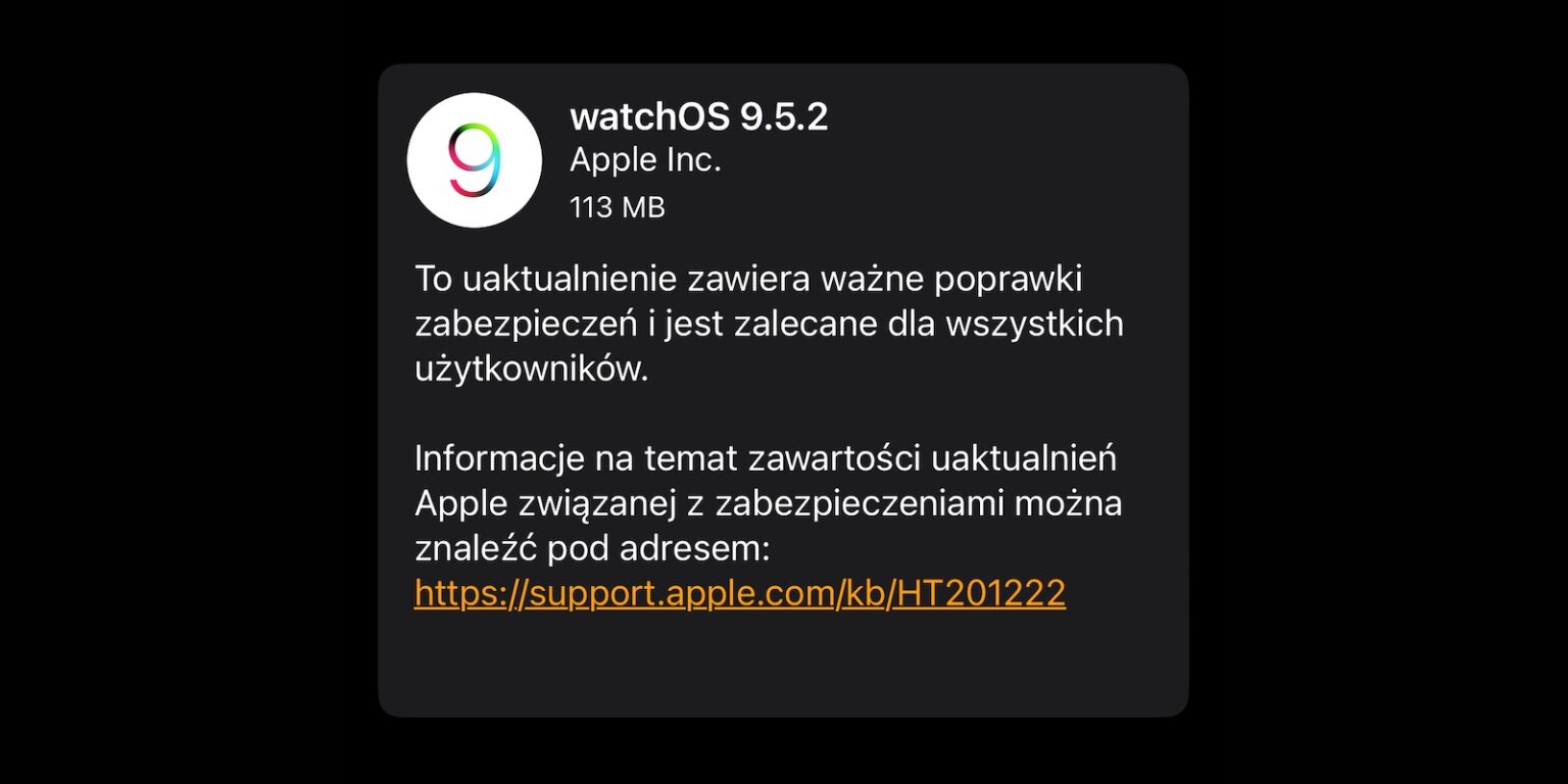 watchOS 9.5.2