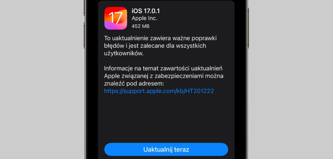 iOS 17.0.1