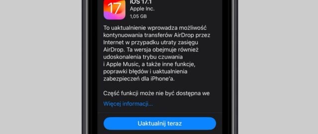 Apple oficjalnie wypuszcza iOS 17.1 i iPadOS 17.1