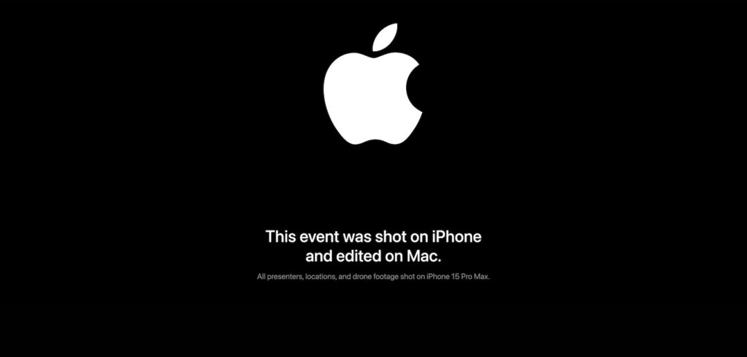konferencja Apple nagrana iPhonem 15 Pro Max