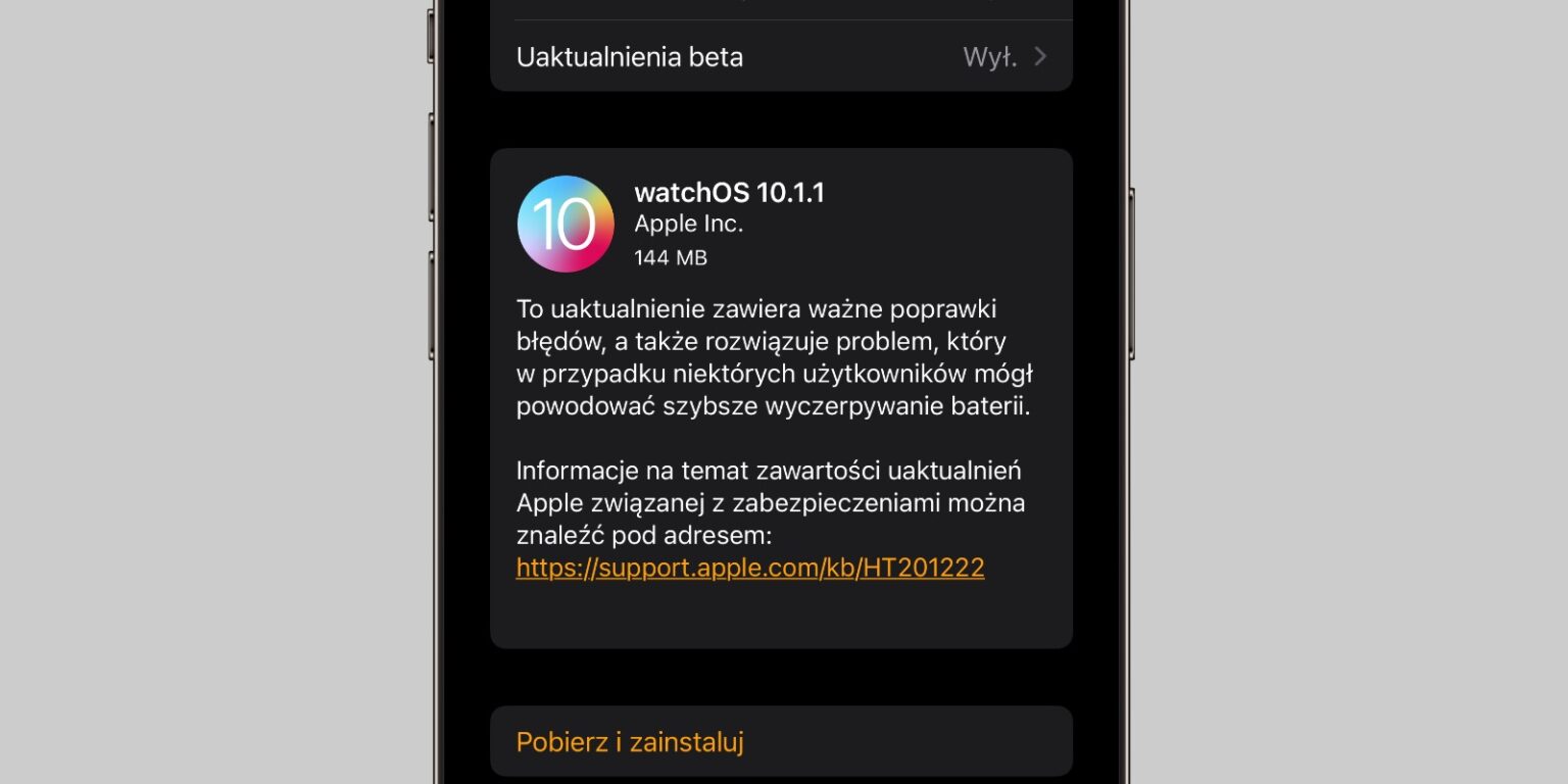 watchOS 10.1.1