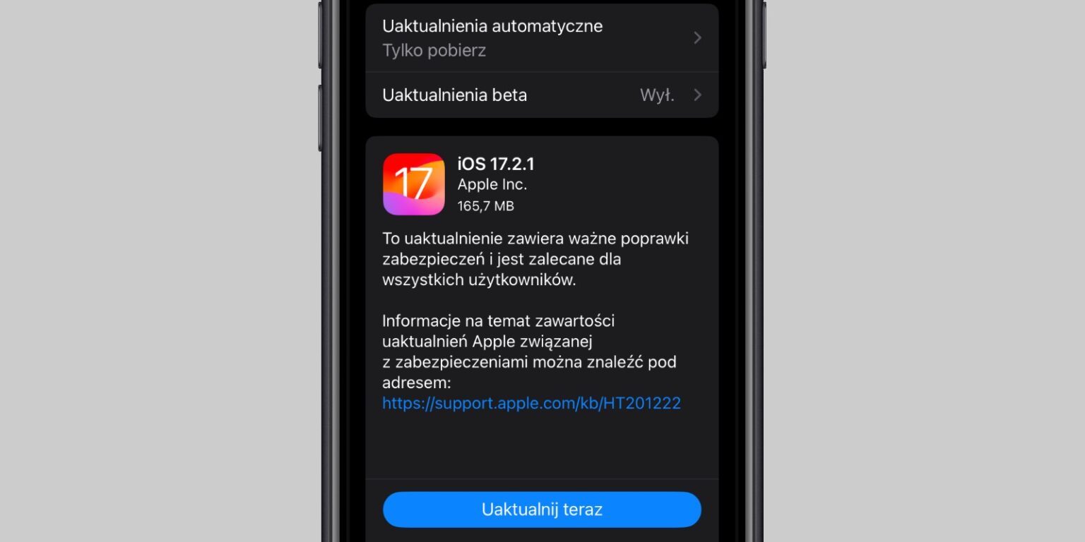 iOS 17.2.1