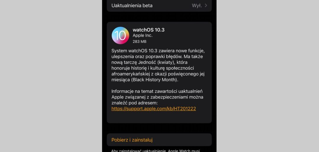 watchOS 10.3