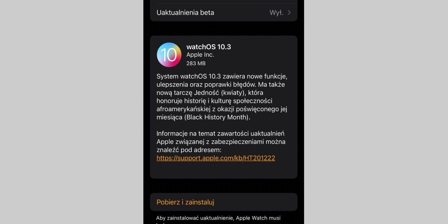 watchOS 10.3