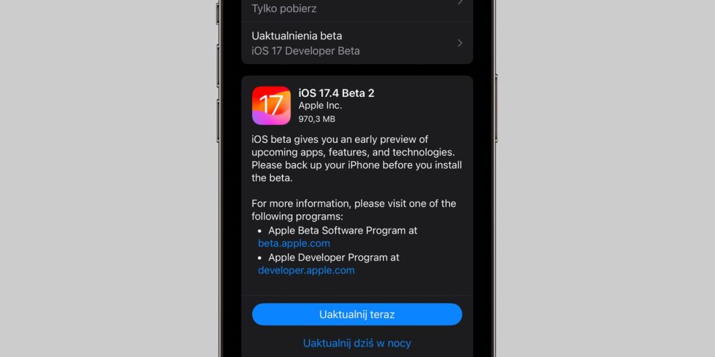 iOS 17.4 beta 2