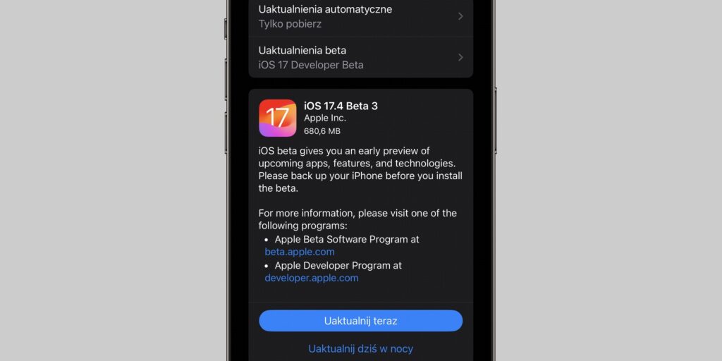 iOS 17.4 beta 3