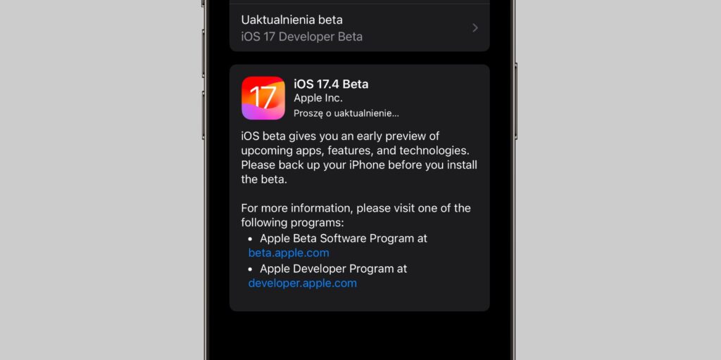 iOS 17.4 beta 4