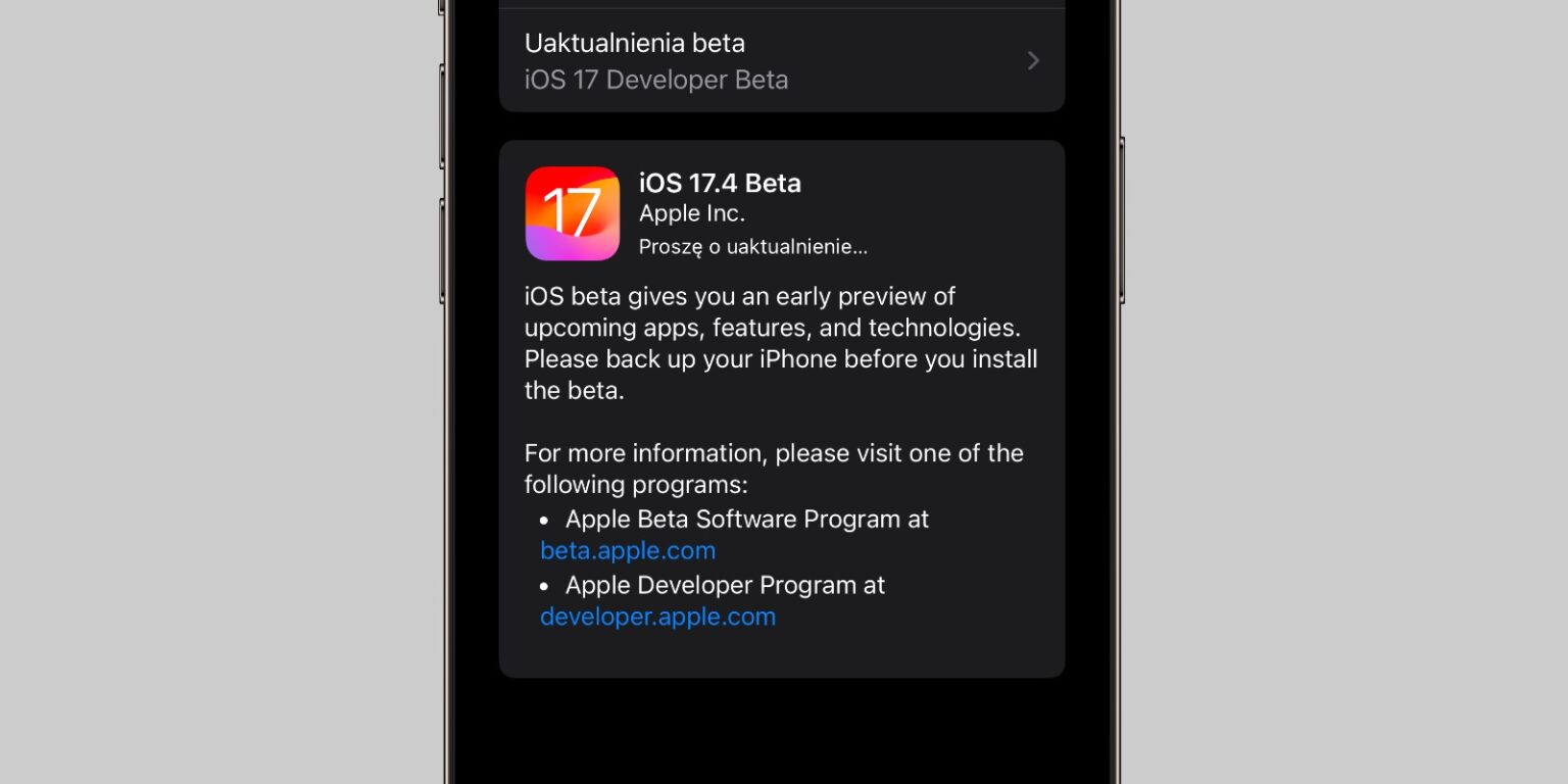 iOS 17.4 beta 4