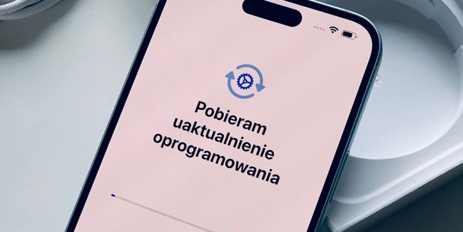 aktualizacja iPhone