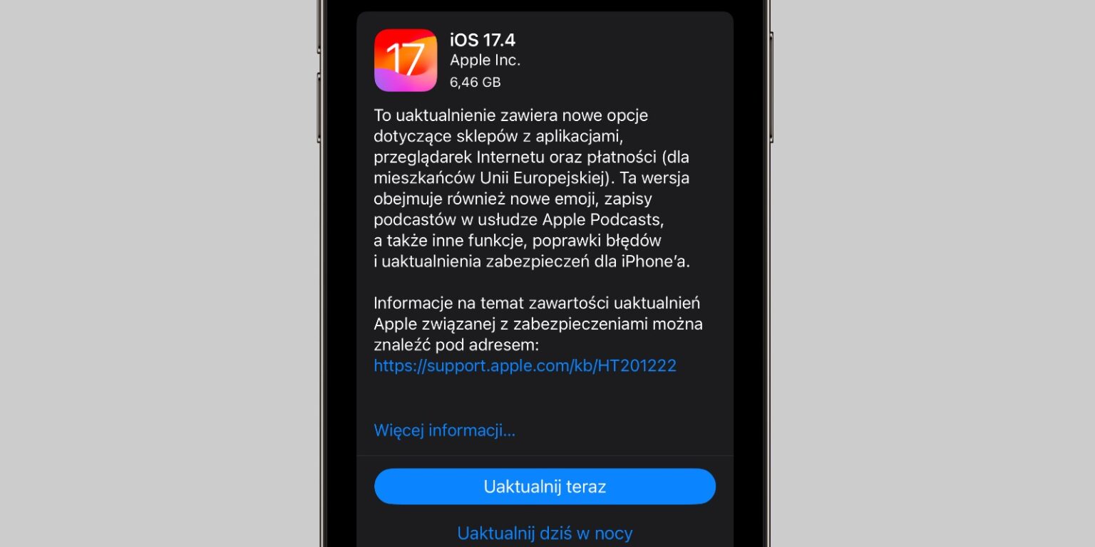 iOS 17.4