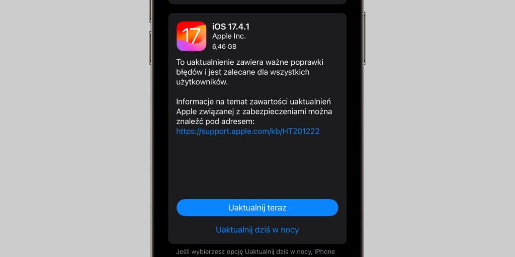 iOS 17.4.1