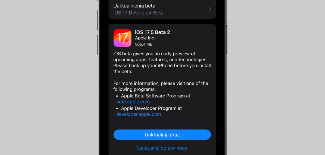 iOS 17.5 beta 2