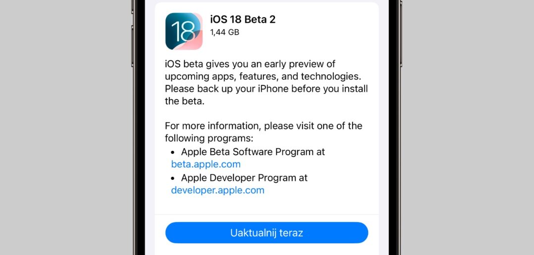 iOS 18 beta 2