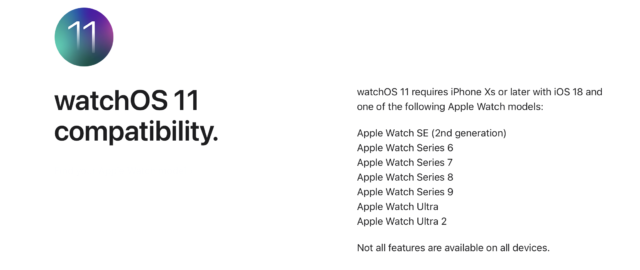 watchOS 11 przestanie wspierać Apple Watch Series 4, Series 5 i SE