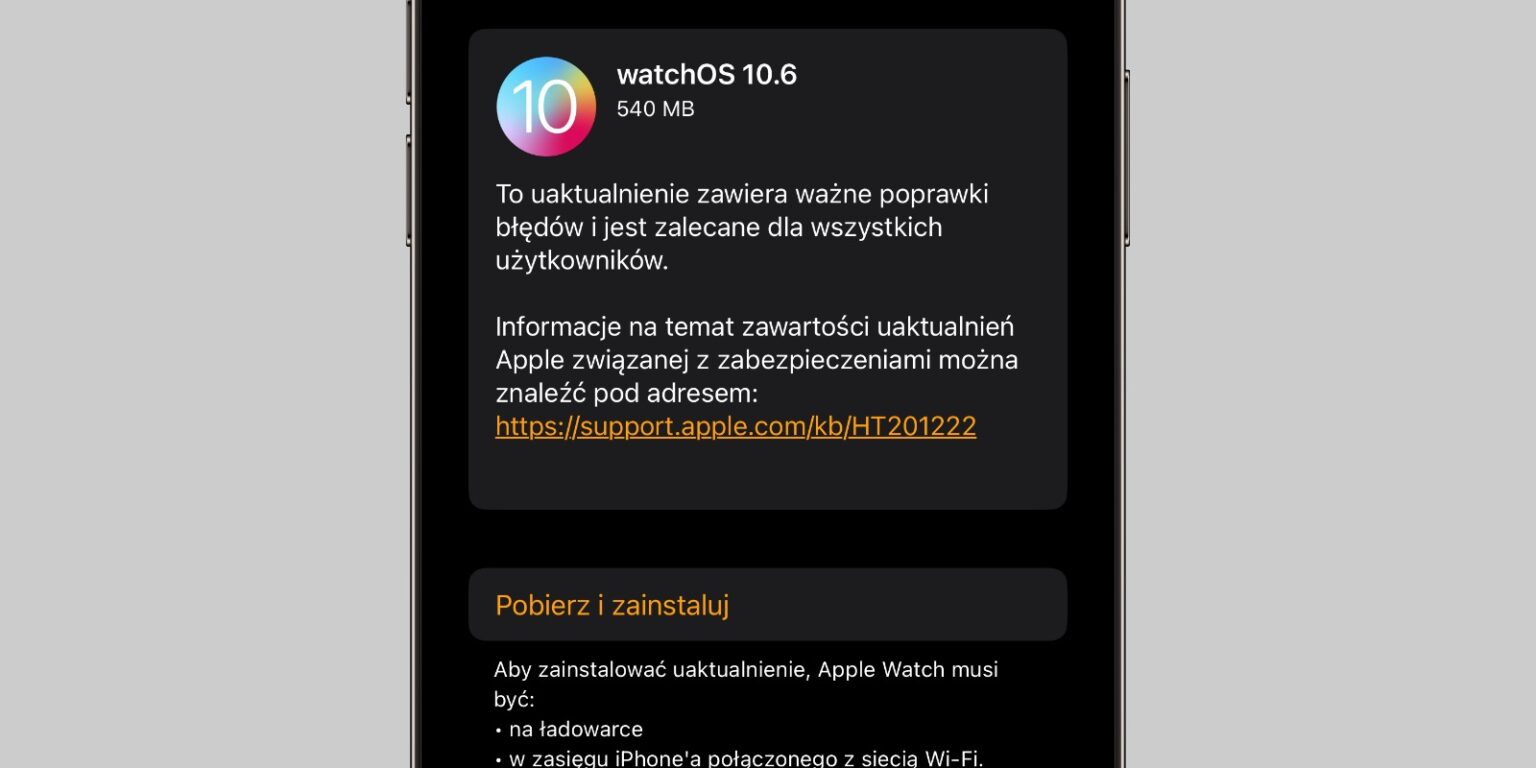 watchOS 10.6