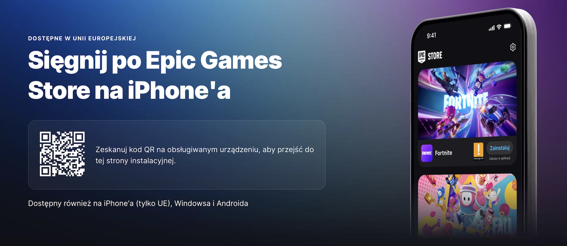 Epic Games Store oficjalnie możliwy do pobrania w UE