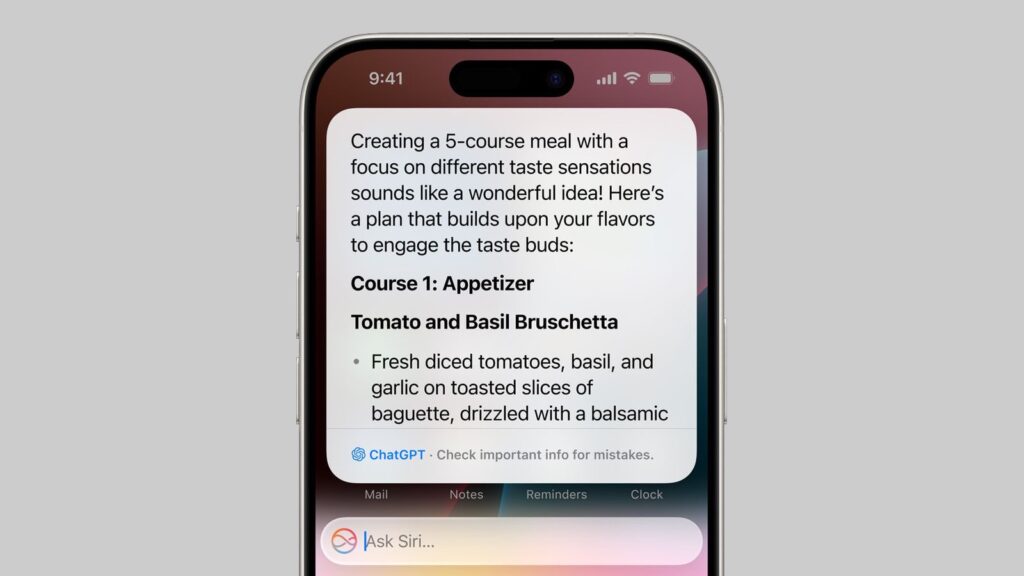 chatGPT-iOS18