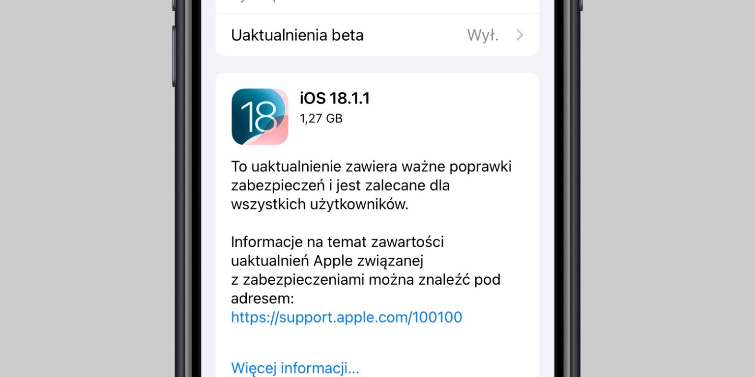 iOS 18.1.1