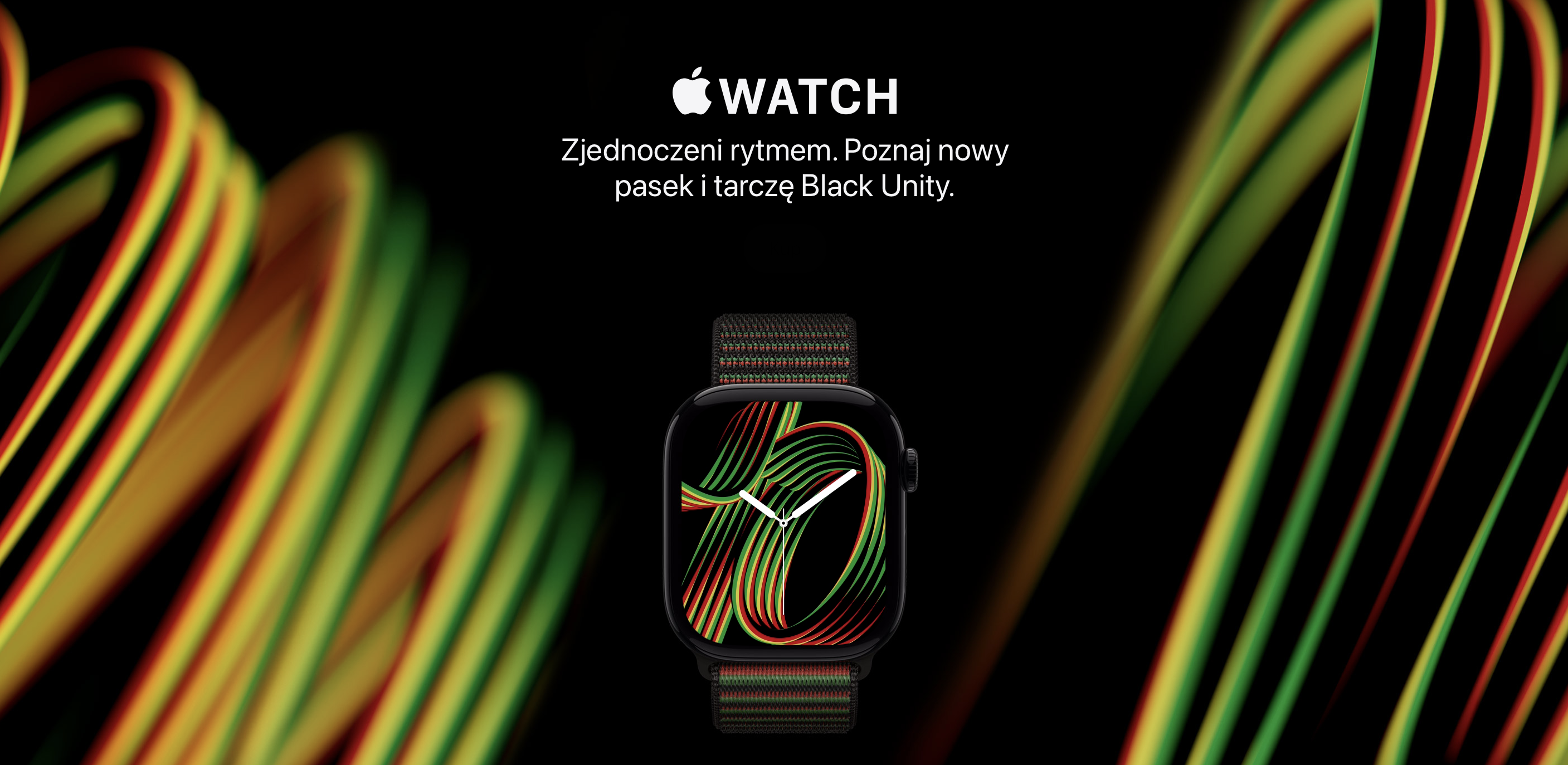 Apple wypuszcza tegoroczną wersję opaski Black Unity dla Apple Watch