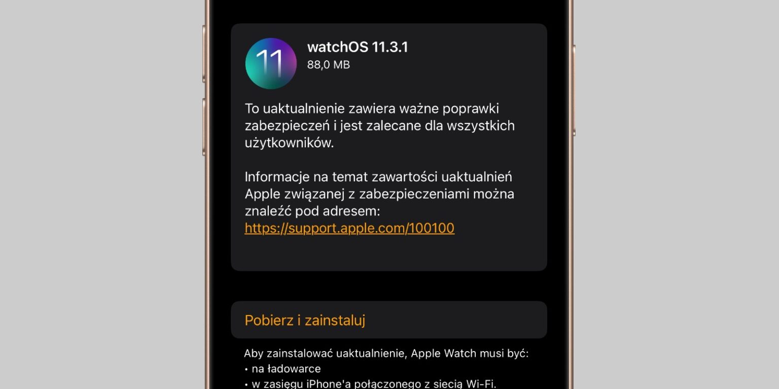 watchOS 11.3.1
