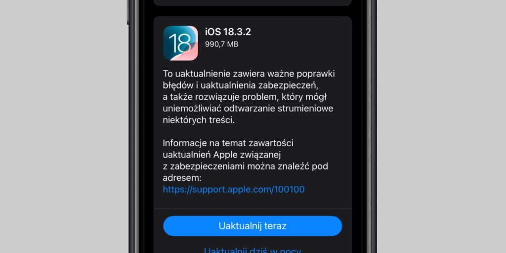 iOS 18.3.2