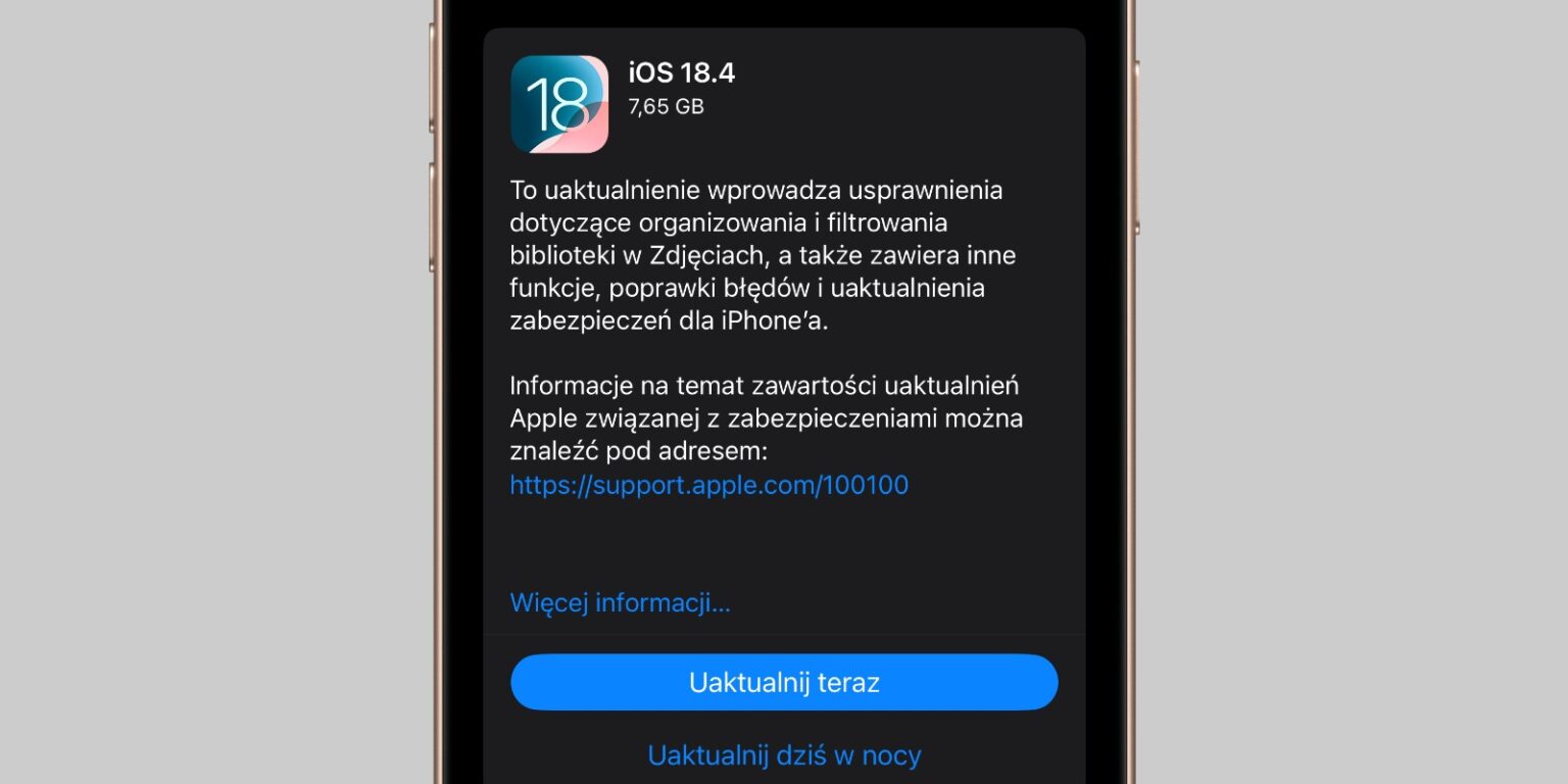 iOS 18.4