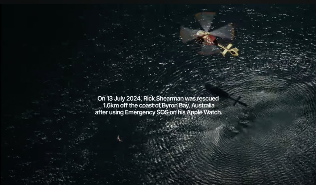 Apple Watch Alarmowe SOS