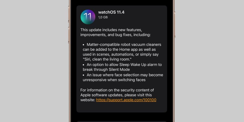 watchOS 11.4