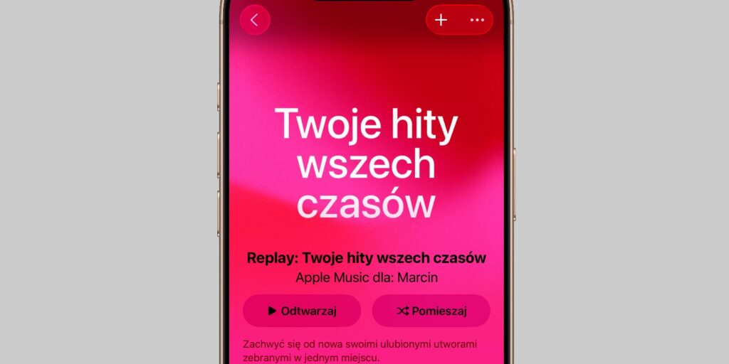 Apple Music replay wszechczasow