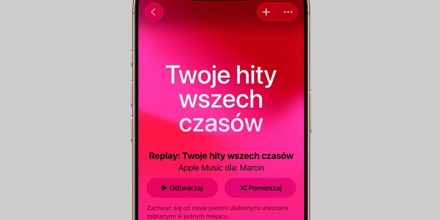 Apple Music replay wszechczasow