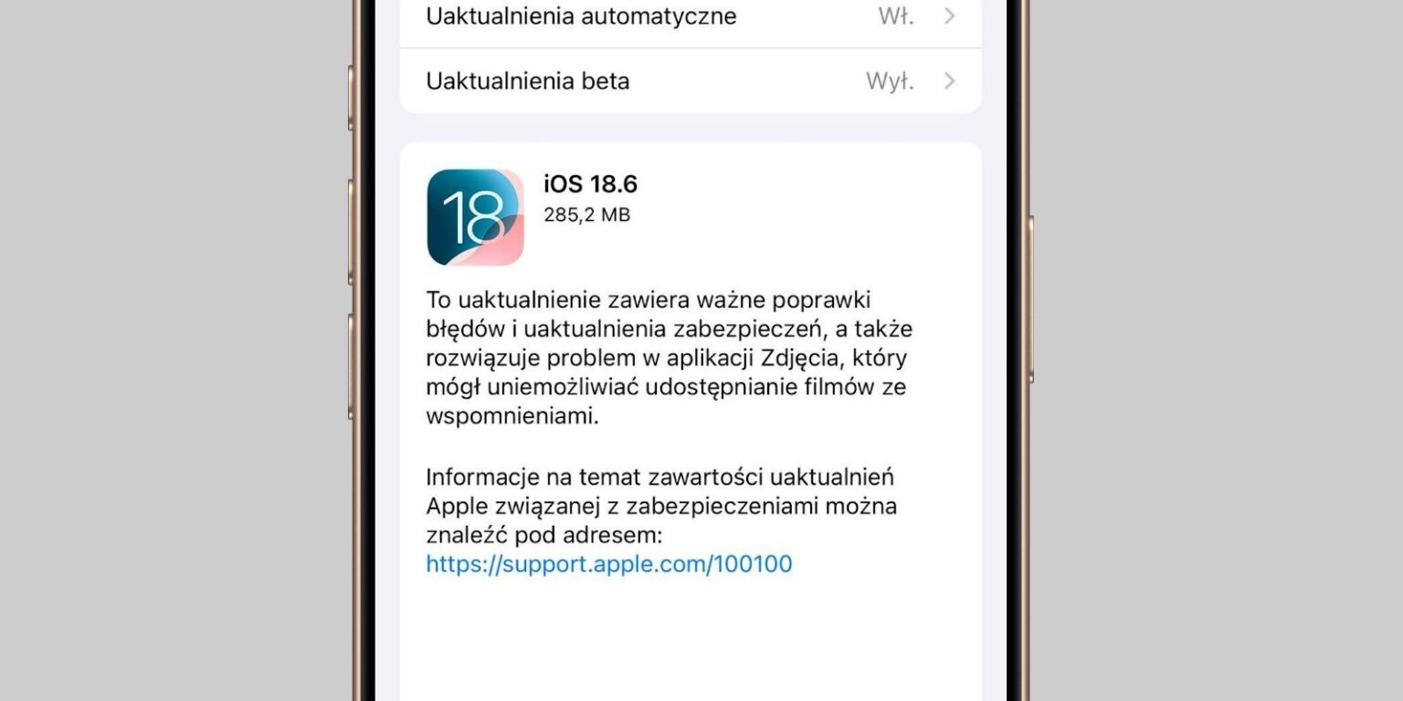 iOS 18.6