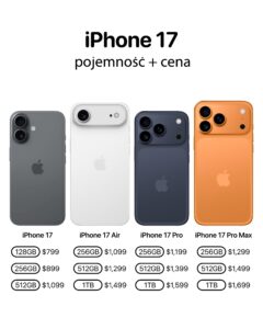 cennik iPhone 17