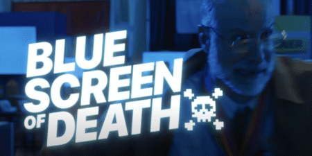 reklama Apple-Blue Screen of Death