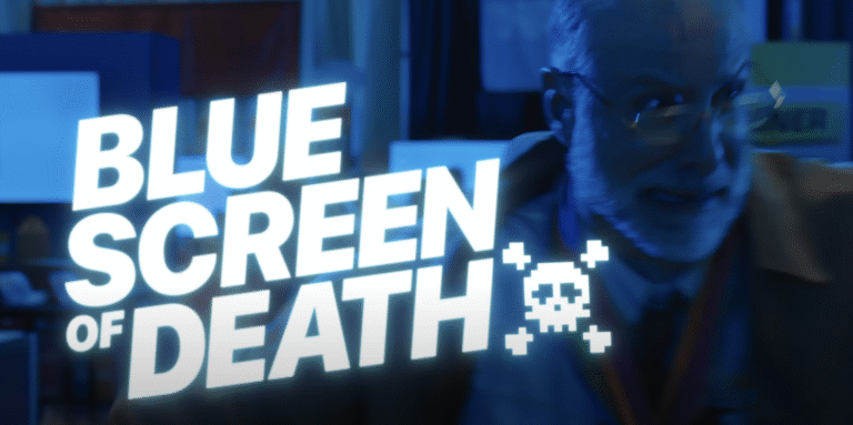 reklama Apple-Blue Screen of Death