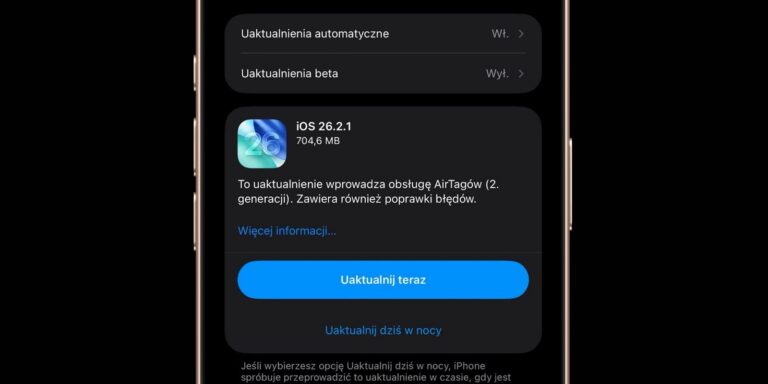 Apple wypuszcza iOS 26.2.1 z obsługą AirTag 2 iOS 26.2.1
