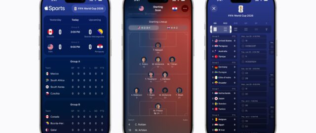 Aplikacja Apple Sports zaktualizowana o funkcje związane z Mistrzostwami Świata w Piłce Nożnej 2026