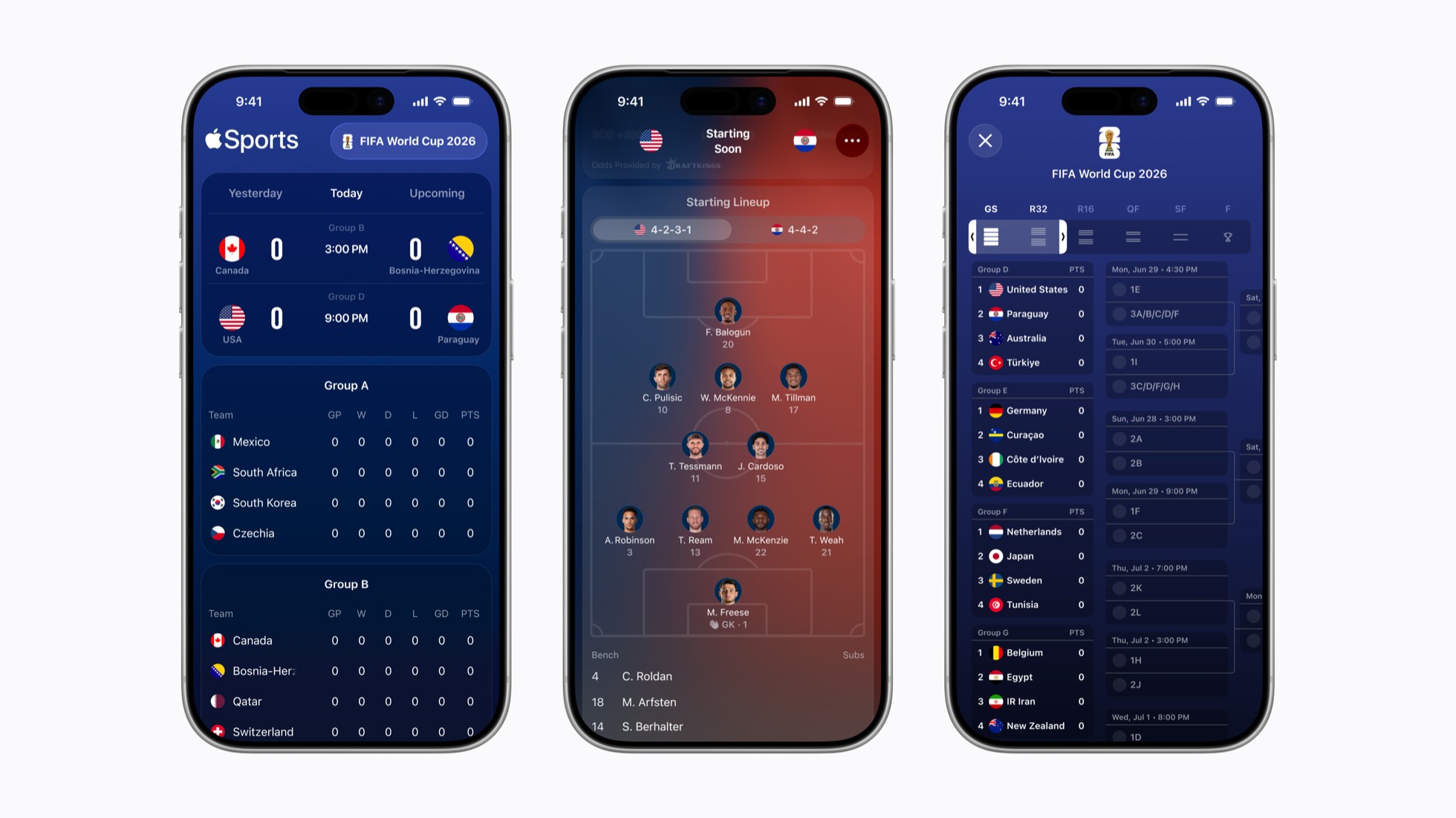 Aplikacja Apple Sports zaktualizowana o funkcje związane z Mistrzostwami Świata w Piłce Nożnej 2026